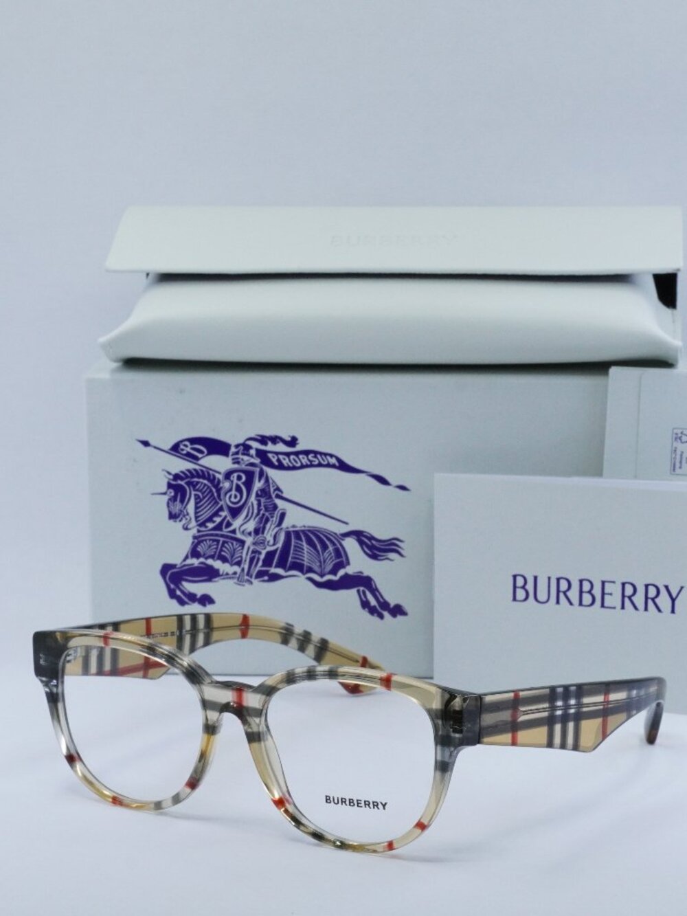 Burberry BE2410 4122 Cat Eye Eyeglasses 51mm – Vintage Check